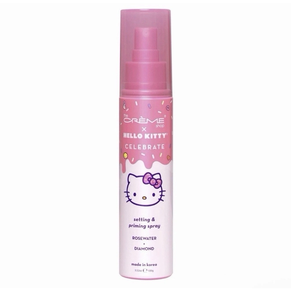 The Creme Shop Hello Kitty Celebrate Setting & Priming‎ Rose Water Diamond Spray